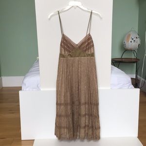 Betsey Johnson pleaded mini dress